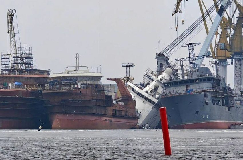 Russian military icebreaker damaged in unprecedented Baltic Sea drone strike, Ukraine claims