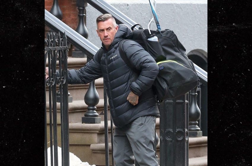  Pink’s Husband Carey Hart Seen in NYC While Singer Films Talk Show