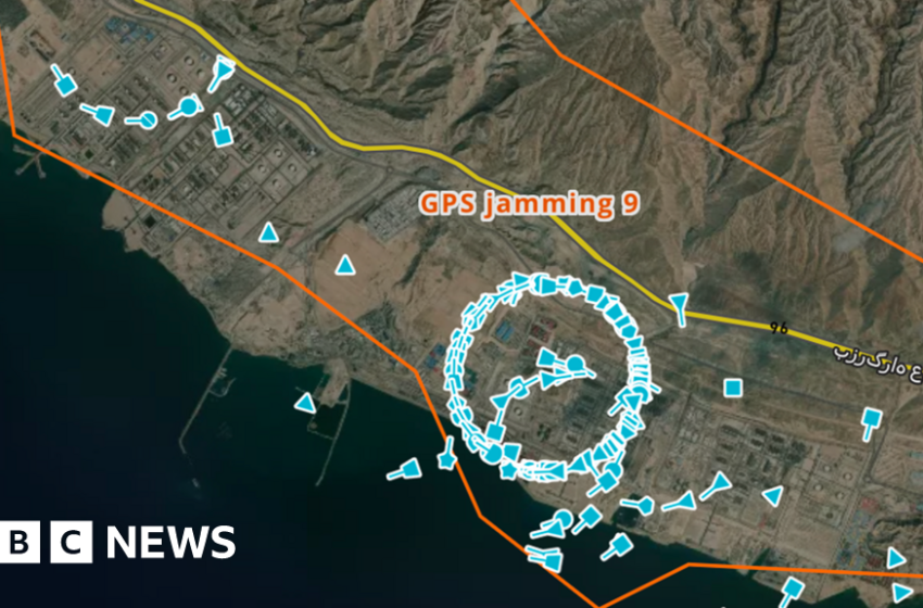  GPS jamming: The invisible battle in the Middle East – BBC