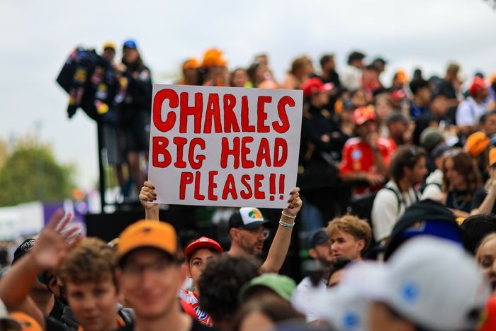 Fans of Charles Leclerc, Ferrari