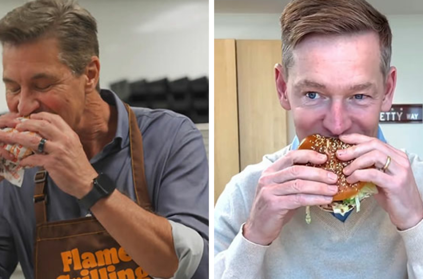  Video Of Burger King Boss Biting Into Whopper Sparks Comparison To McDonald’s CEO’s Viral Disaster