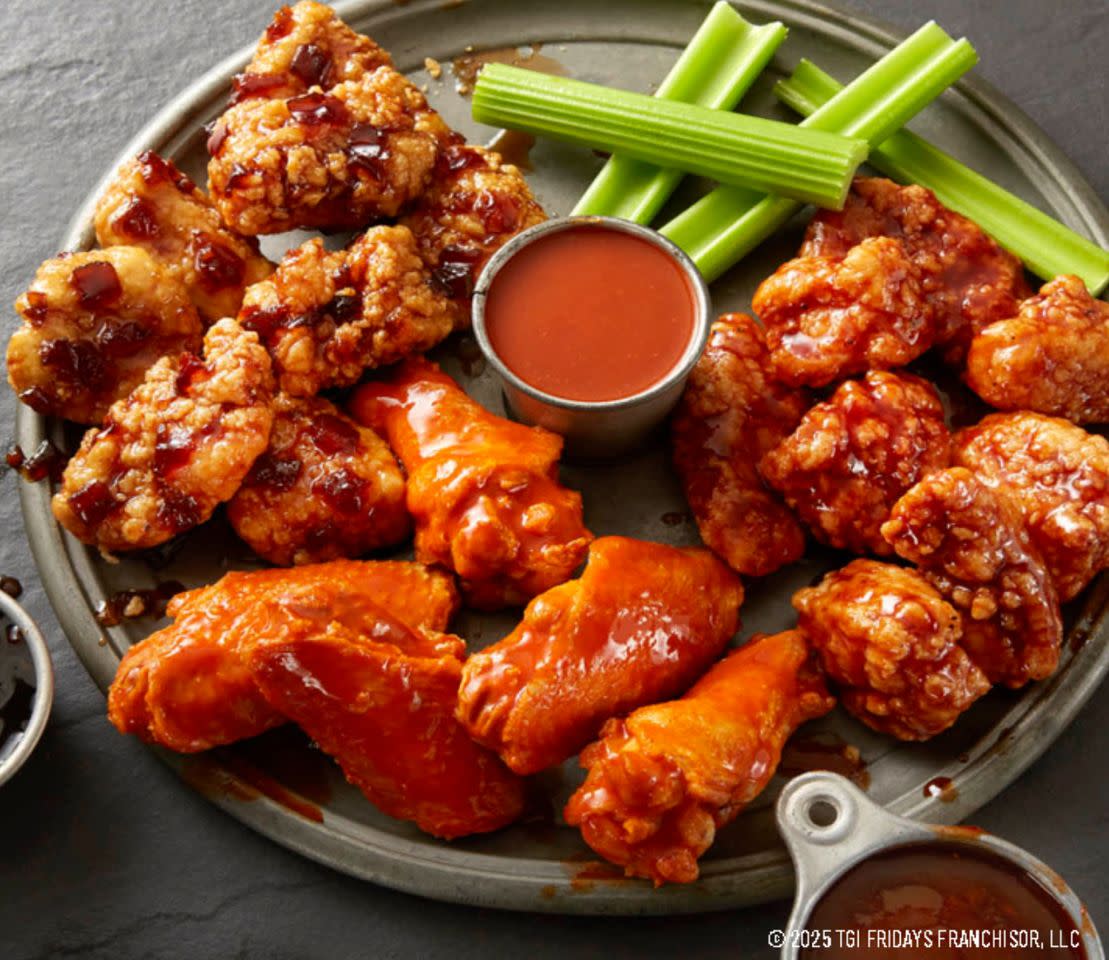 TGI Fridays wings.Credit: TGI Fridays