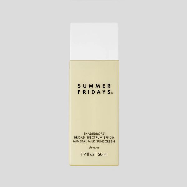 Summer Fridays Shadedrops Broad Spectrum SPF 30 Mineral Milk Sunscreen