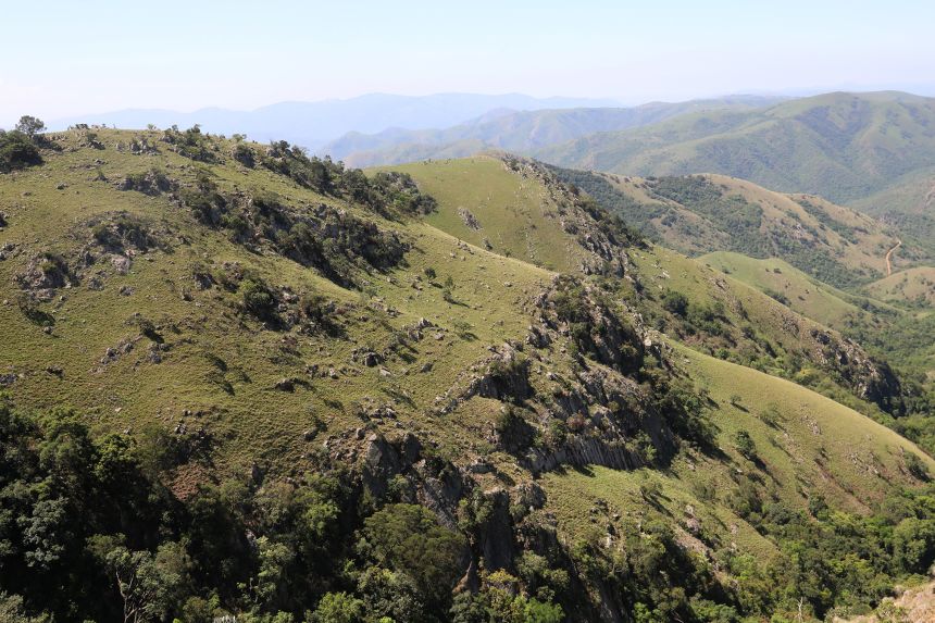 Located on the Barberton Greenstone Belt, the Barberton Makhonjwa Mountains in northeastern South Africa are some of the oldest geological formations in the world.