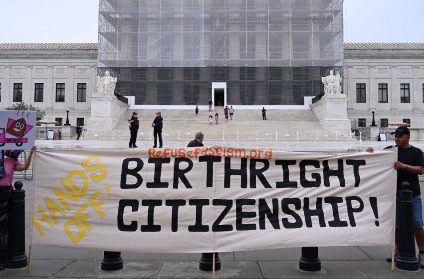  Supreme Court to weigh Trump’s bid to end birthright citizenship in test of second-term agenda