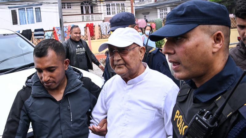  Nepal’s former prime minister KP Sharma Oli arrested over deaths during Gen Z protests