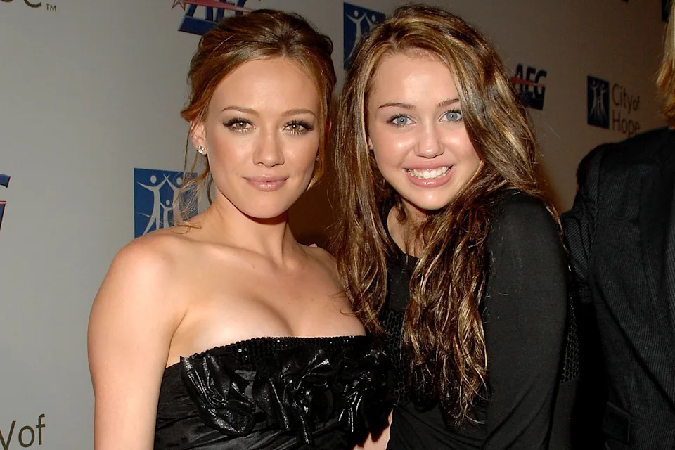 Hilary Duff and Miley Cyrus