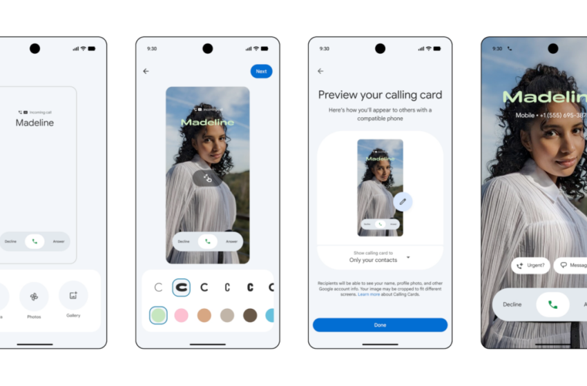  Android adds custom caller ID cards, new location sharing features