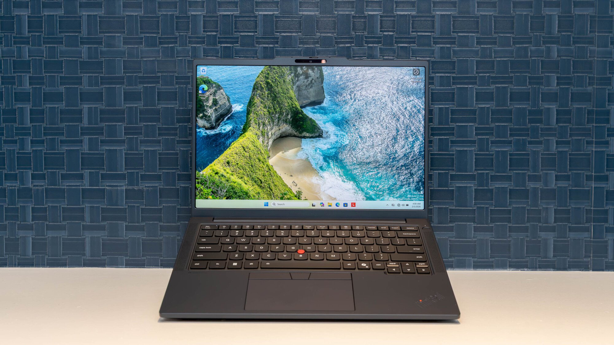 a new lenovo thinkpad logo on display