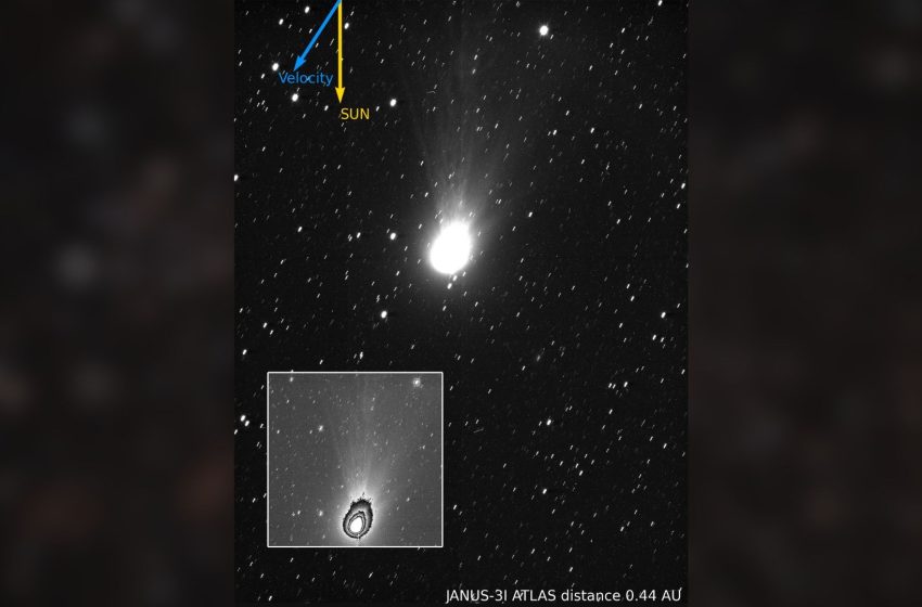  Interstellar comet 3I/ATLAS shines in new image photo of the day for March 2, 2026