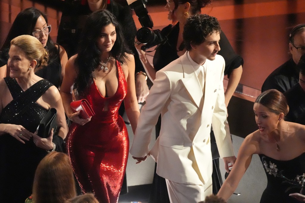Kylie Jenner and Timothée Chalamet
