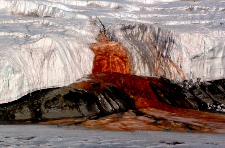  Blood Red Water Burst Through Antarctic Ice – Now Scientists Might Know Why
