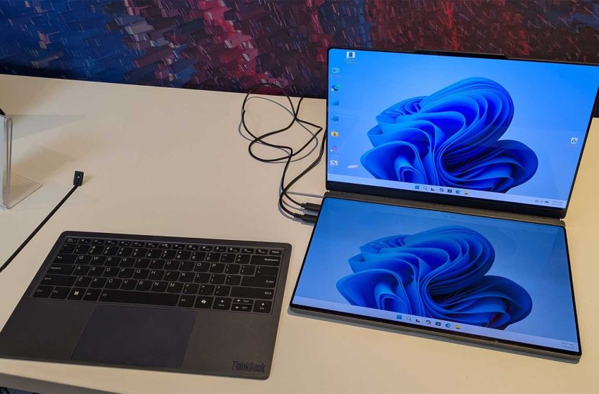 Lenovo shows laptop with removable screen, keyboard, ports • The Register