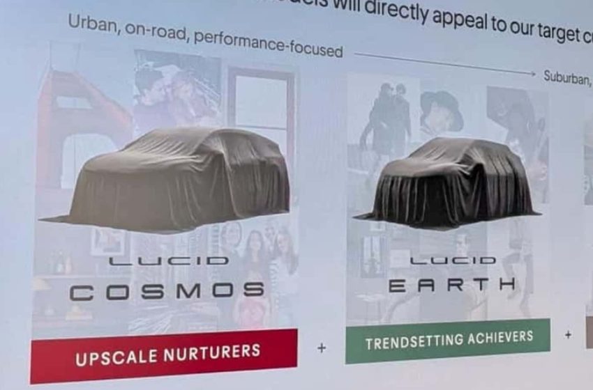  Lucid Announces Cosmos And Earth EVs To Battle Tesla Model Y