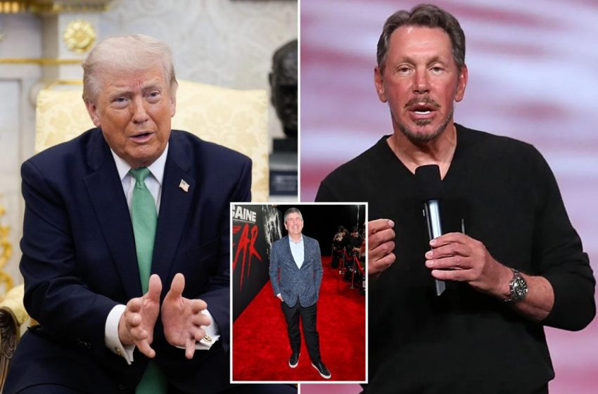  Larry Ellison, President Trump’s private alleged convos revealed as they’re dragged into Jeff Shell legal mess