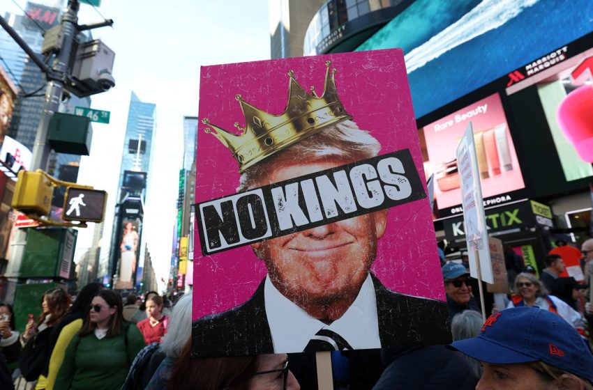  No Kings Protests Expected to Break Records Amid Iran Backlash