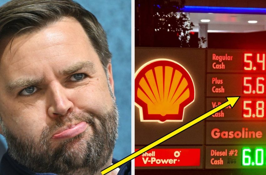  JD Vance's Latest Comment About Donald Trump's Gas Prices Is Backfiring Soooo Badly – BuzzFeed