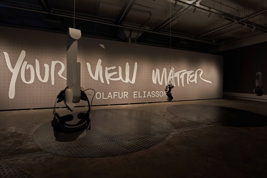 Sundaresan's new gallery space, Padimai Art & Tech Studio, features a VR work by celebrated artist Olafur Eliasson.