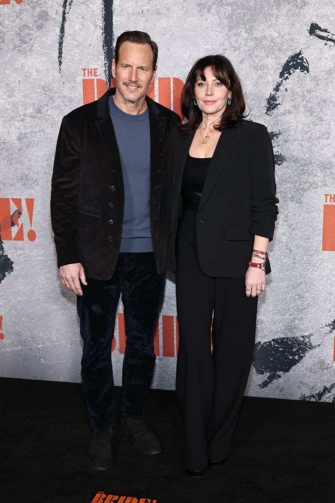 Patrick Wilson and Dagmara Dominczyk attends the U.S. premiere of Warner Bros. Pictures' "THE BRIDE!"