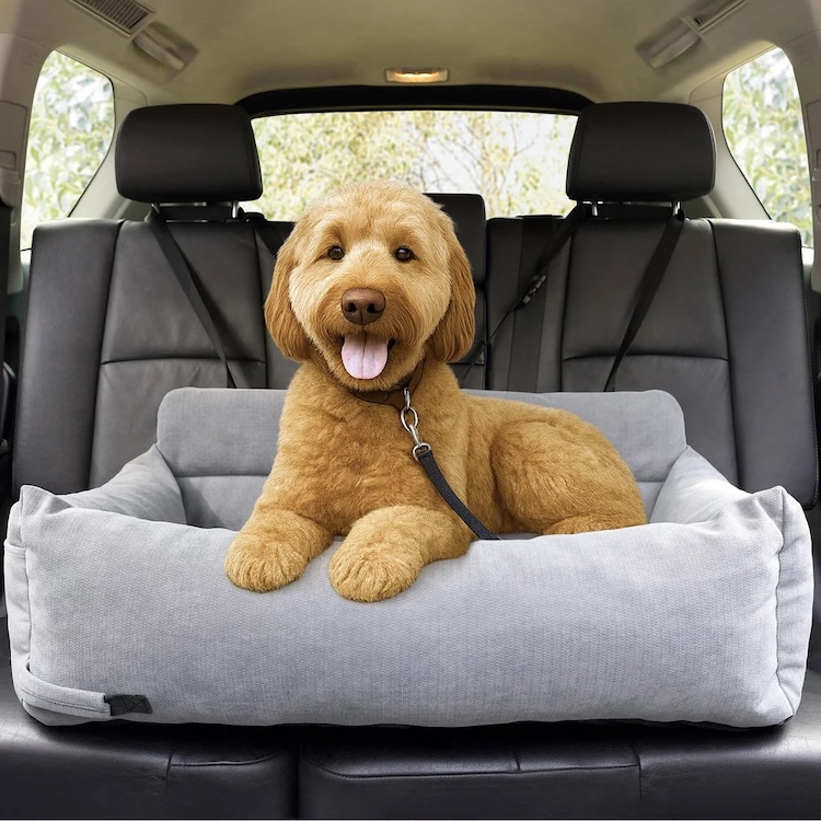 Petnology Tough Traveler Two-seater Car Pet Bed