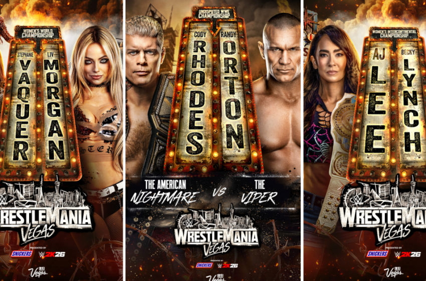  WrestleMania 42 graphics hint at match lineups for Night One and Night Two
