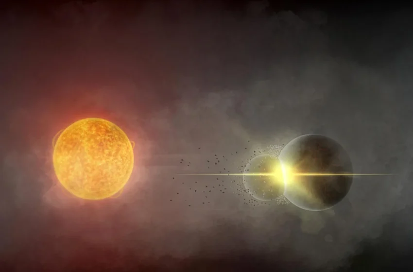  Astronomers think they just witnessed two planets colliding