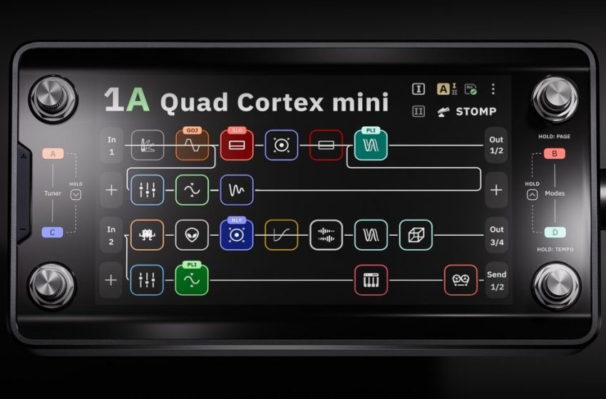  Quad Cortex mini amp modeler: All the power, half the size