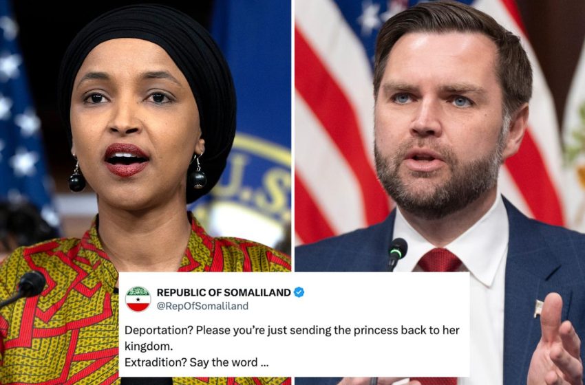  Somaliland says it’d welcome Ilhan Omar’s extradition after immigration fraud allegations