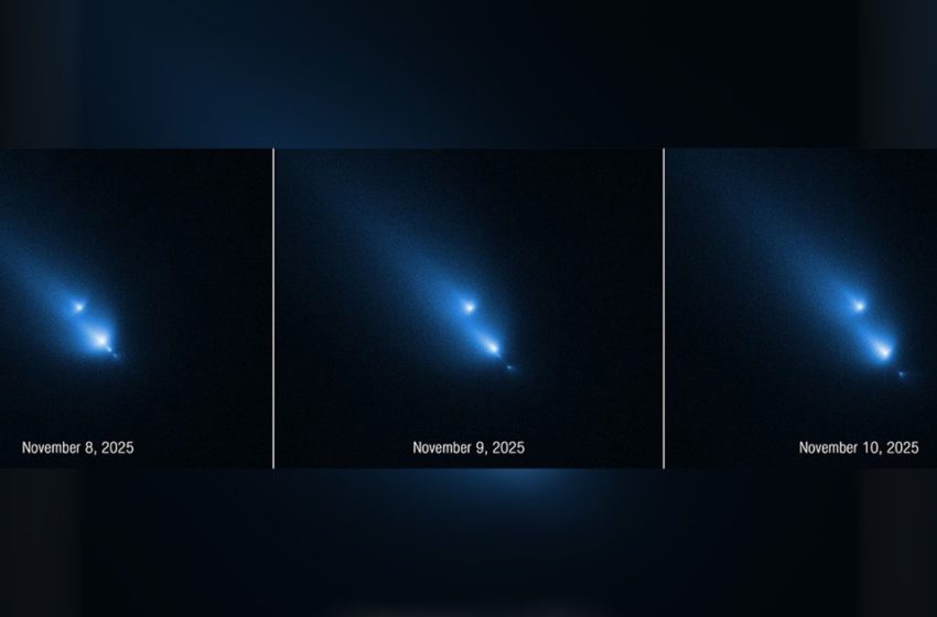  Scientists Startled by What Happens When They Point Hubble at Comet