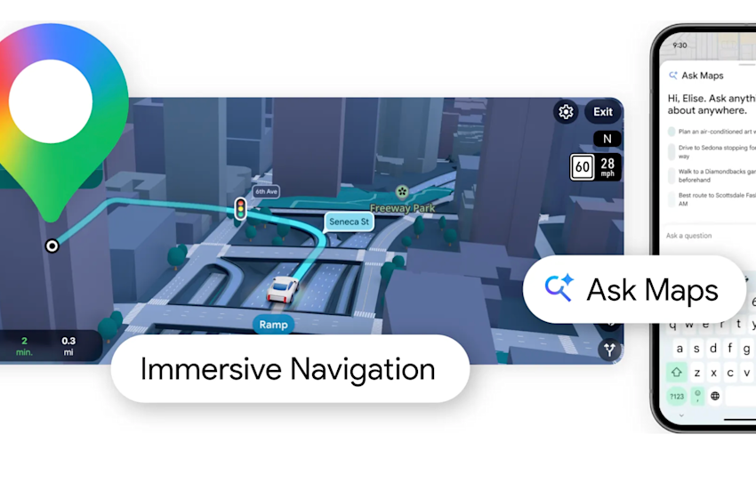  Google Maps brings a 3D map to your driving directions