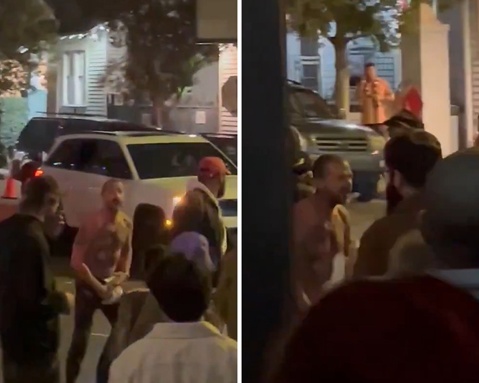 Shia LaBeouf in a crowd at night during Mardi Gras, revealing struggles related to his mental health and arrest incident.