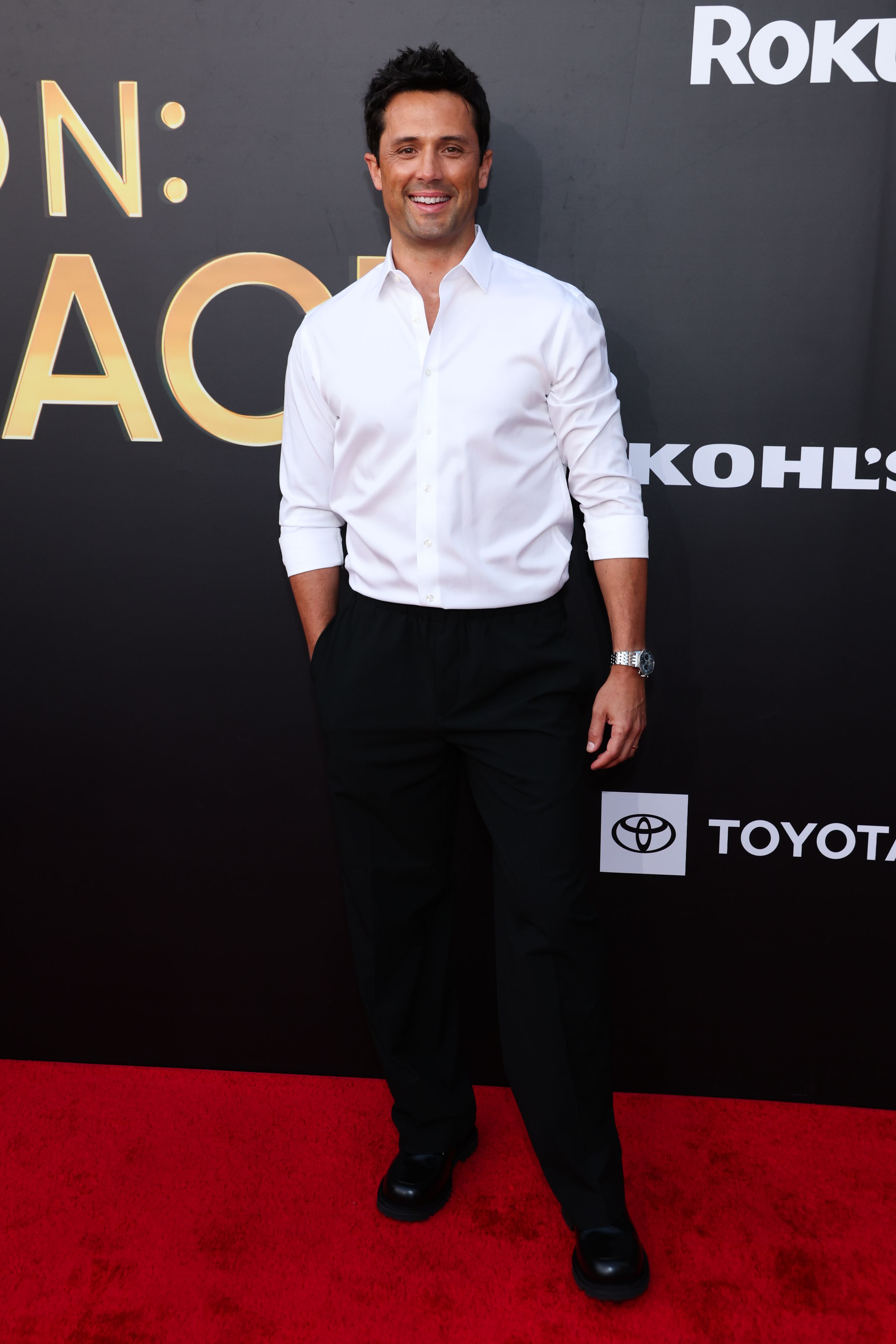 Stephen Colletti arrives at the LA Special Event For Roku Original's "The Reunion: Laguna Beach" in Santa Monica, California. 