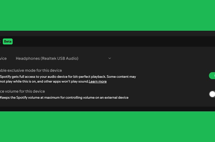  Spotify rolls out ‘bit-perfect’ playback in Windows app