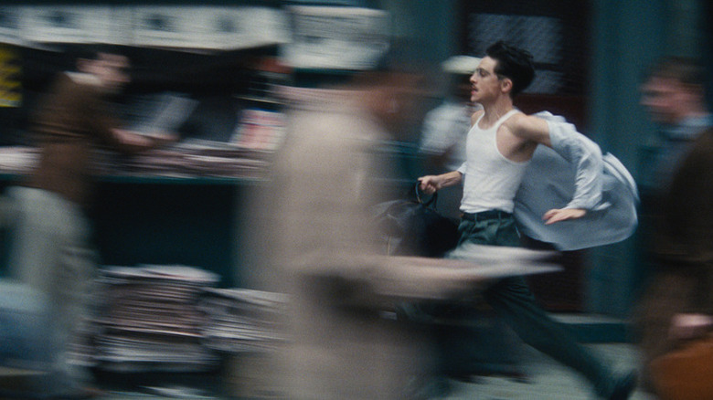 Timotheé Chalamet runs for his life as Marty Mauser in Marty Supreme