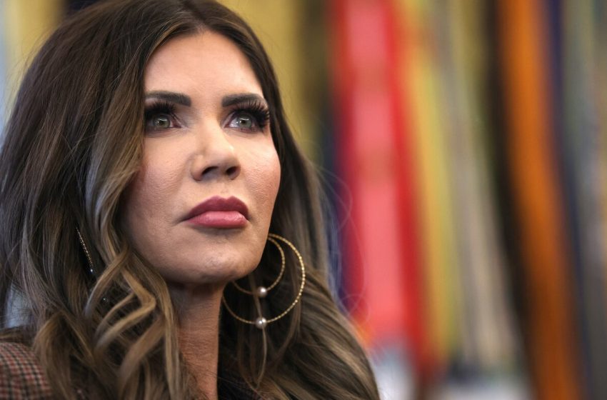  Trump fires Kristi Noem as homeland security secretary : NPR