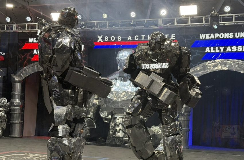  Robots battle it out in Detroit’s Robowar : NPR