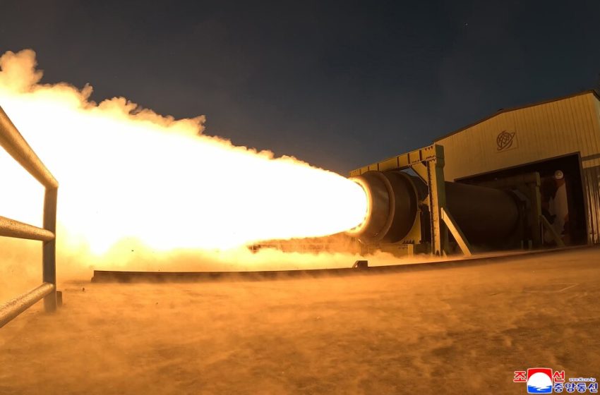  North Korea conducts engine test for long-range missile