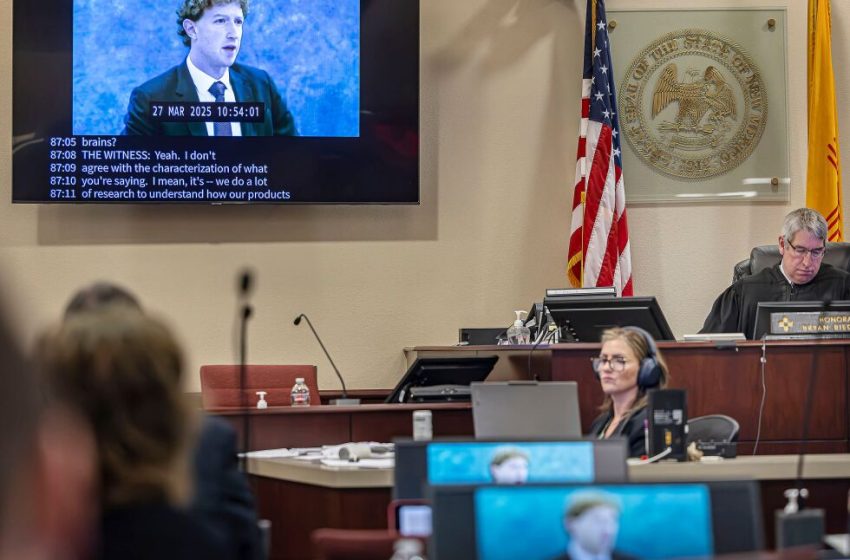  New Mexico trial nears end over children’s safety risks on Meta