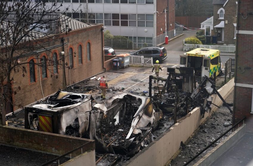  UK police investigate after Jewish charity ambulances set ablaze