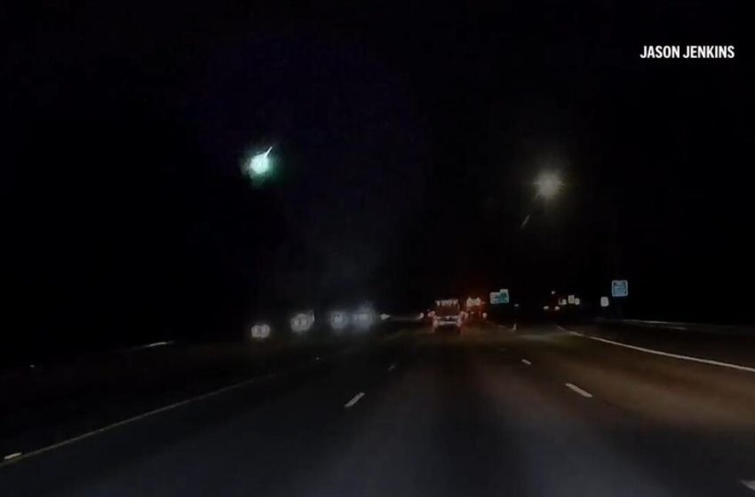  Dashcam video captures green fireball in Pacific Northwest sky