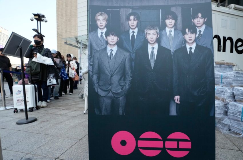  BTS returns to stage with first full-group concert in nearly 4 years