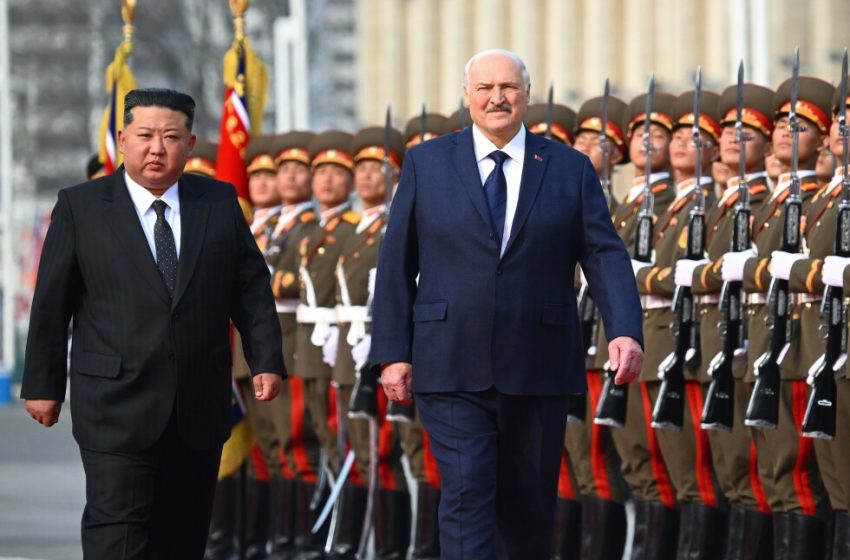  Lukashenko arrives in North Korea’s capital for talks with Kim Jong Un