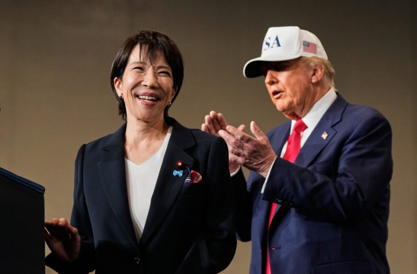  Japan’s Takaichi heads to Washingtom for a summit with Trump