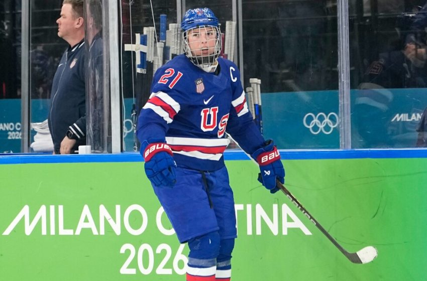  Hilary Knight and Quinn and Jack Hughes appear on ‘Tonight Show’