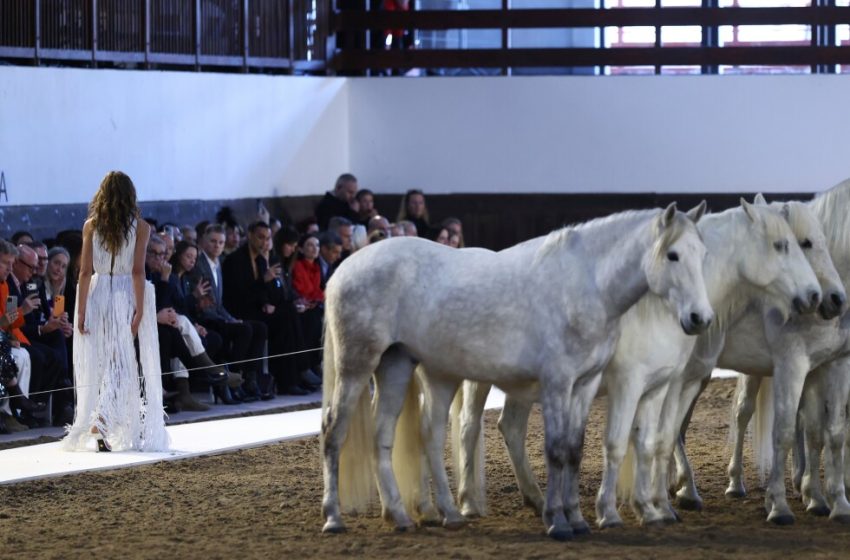  Horses lead the way at Stella McCartney’s Paris fashion show