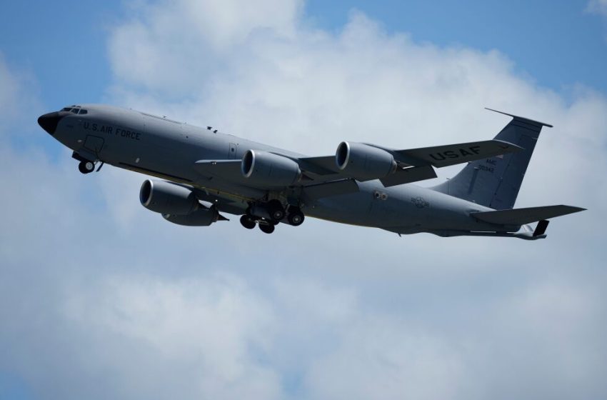 US military refueling plane goes down in Iraq and rescue is underway