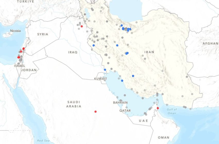  The US-Israeli war with Iran in maps, graphics and images