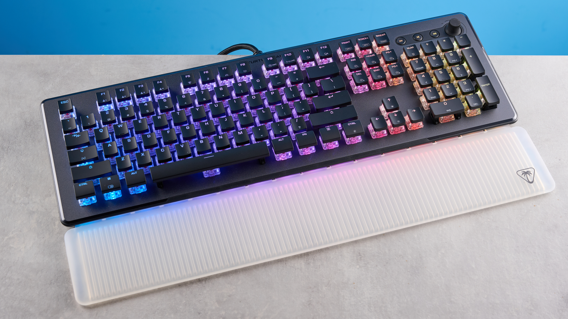 A black Turtle Beach Vulcan II Max keyboard