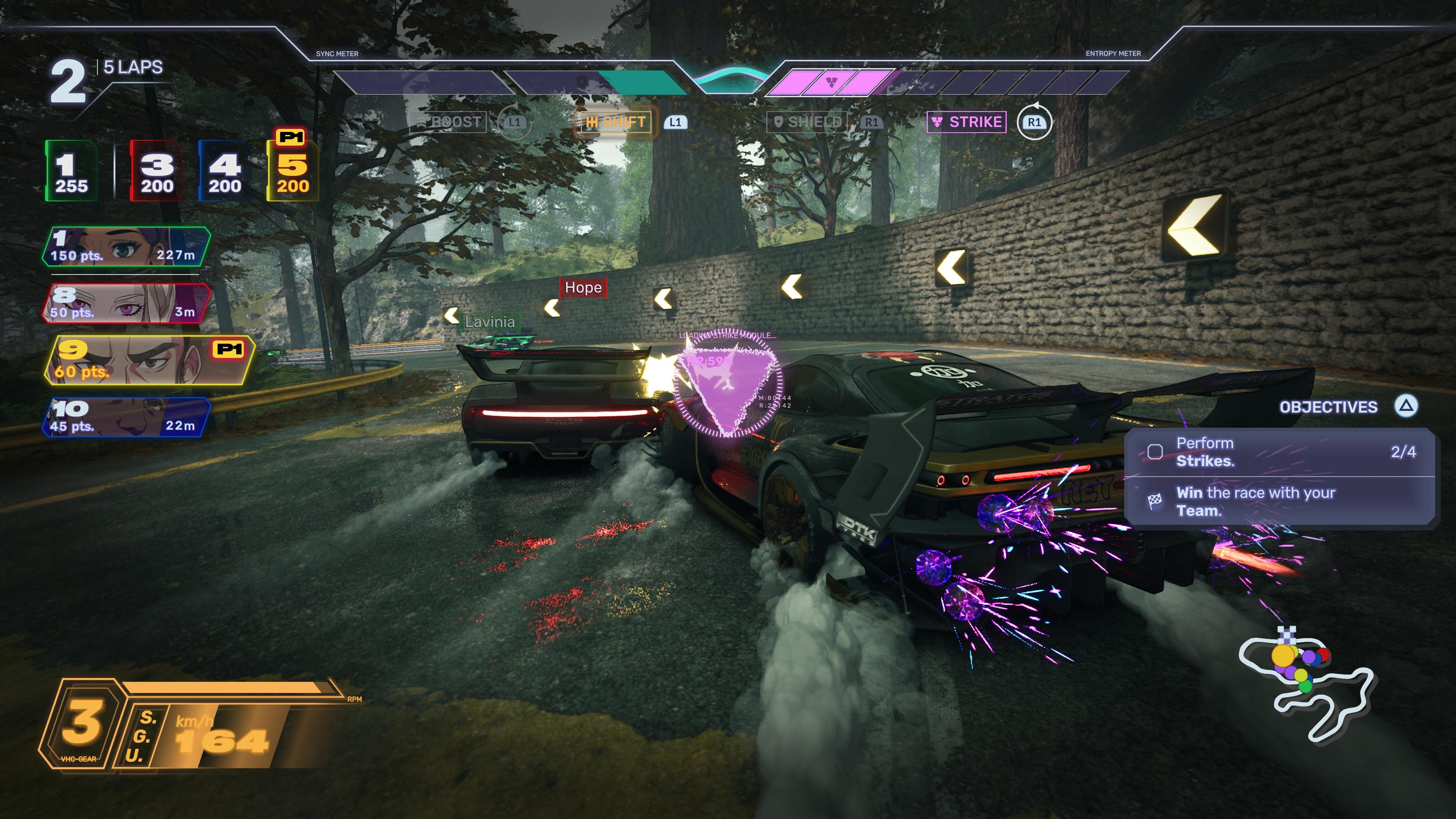 Screamer review; images of an arcade racing game