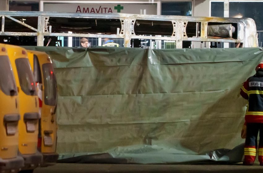  Several dead after postal bus bursts into flames, authorities say